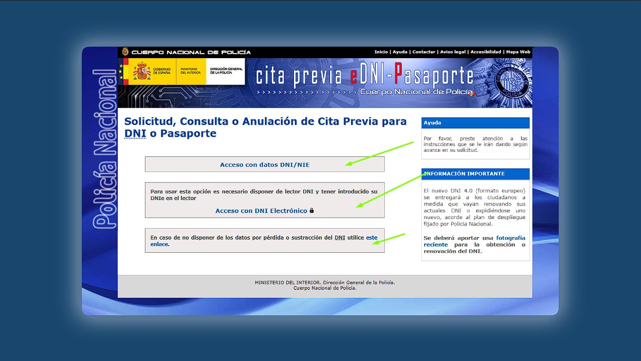 pedir cita dni paso a paso 1